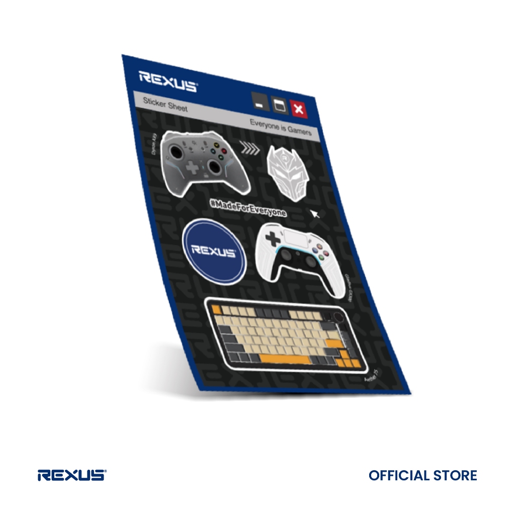 Rexus Sticker Pack Exclusive Merchandise (3)