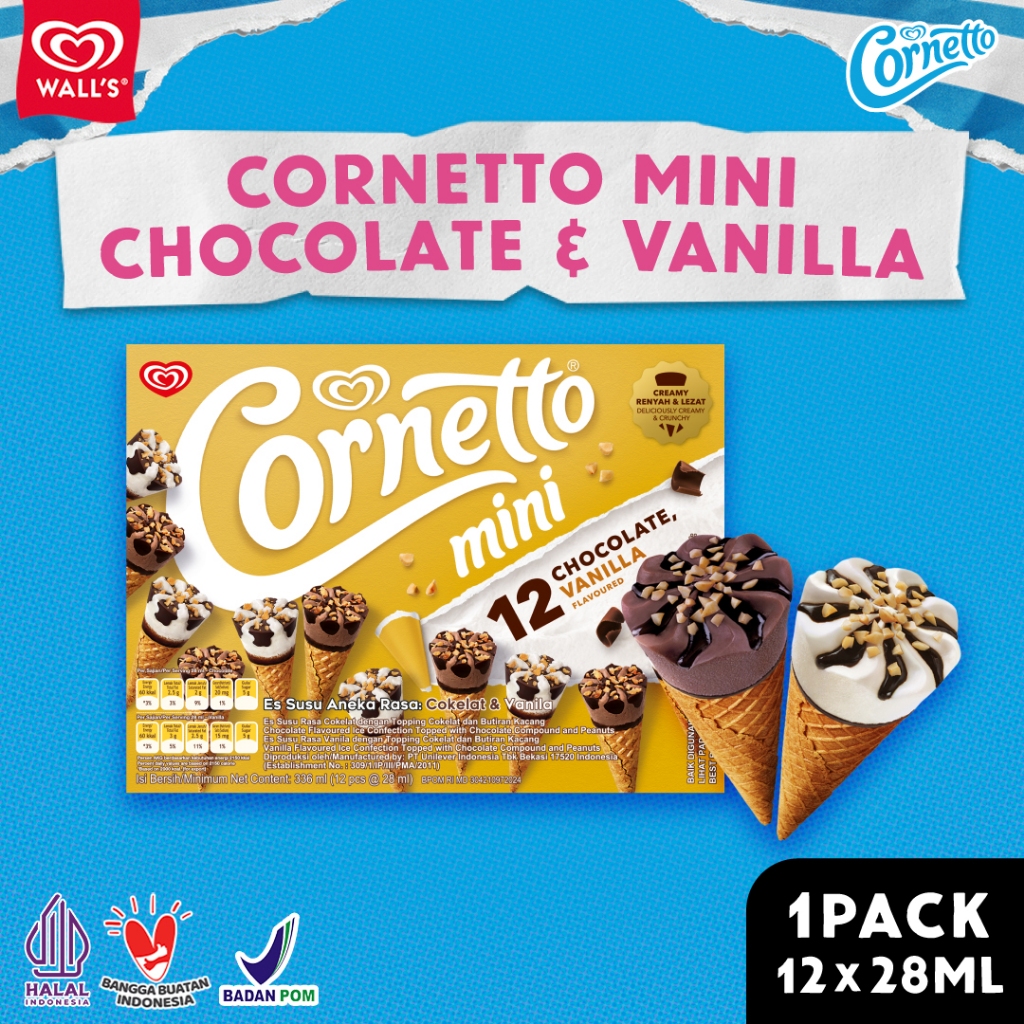 Jual Es Krim Cornetto Mini Terlengkap & Harga Terbaru Agustus 2026 ...