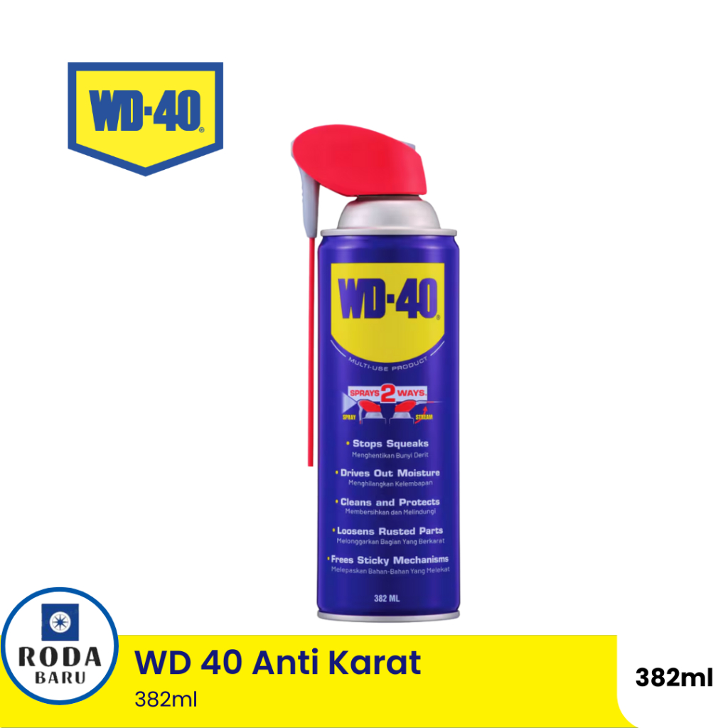 Jual WD-40 WD 40 WD40 Multi-Use Product Anti Karat - SmartStraw - 382ml ...