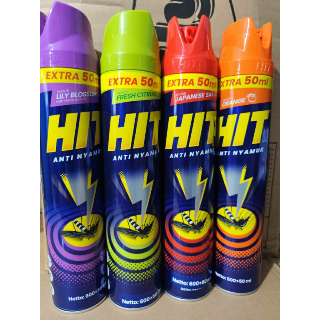 Jual Ecer HIT aerosol obat nyamuk semprot 600ml+50ml | Shopee Indonesia