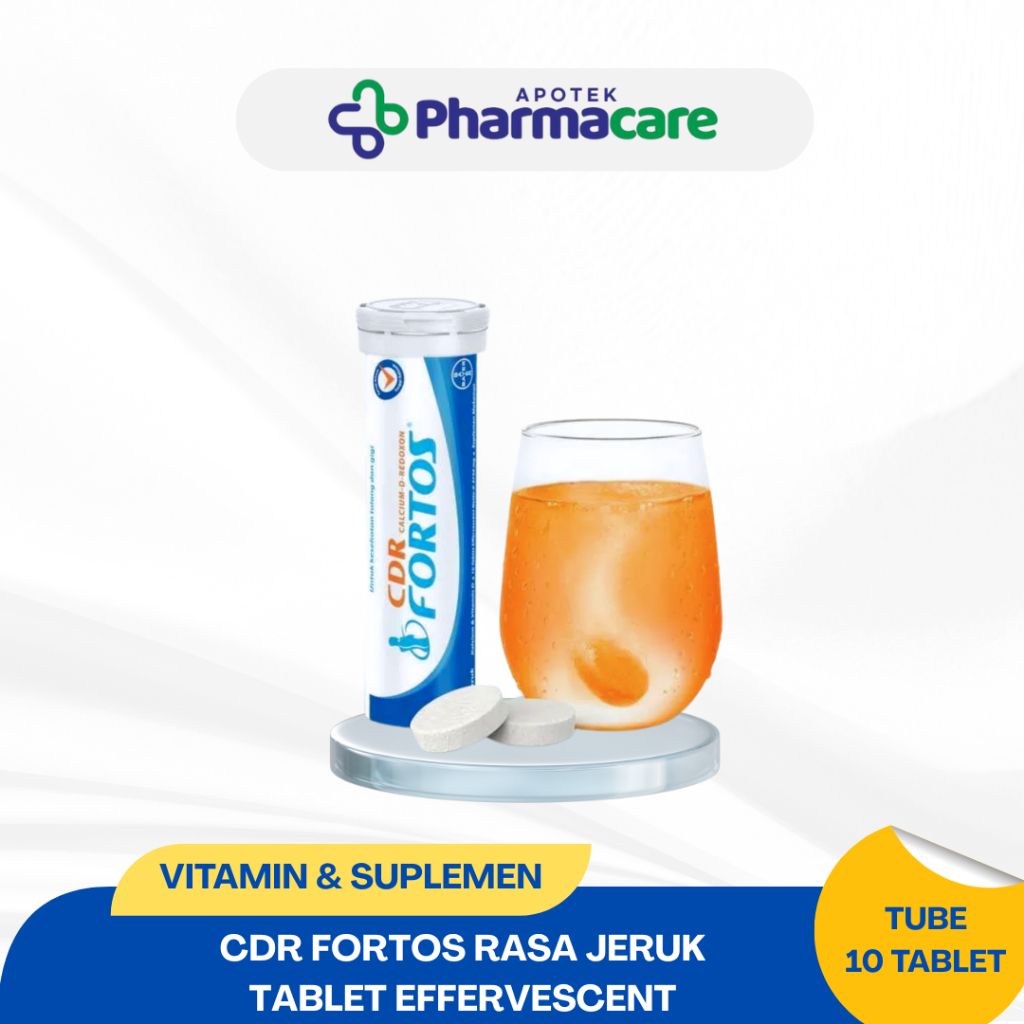 Jual CDR FORTOS EFFERVESCENT RASA JERUK - TUBE ISI 10 TABLET | Shopee ...