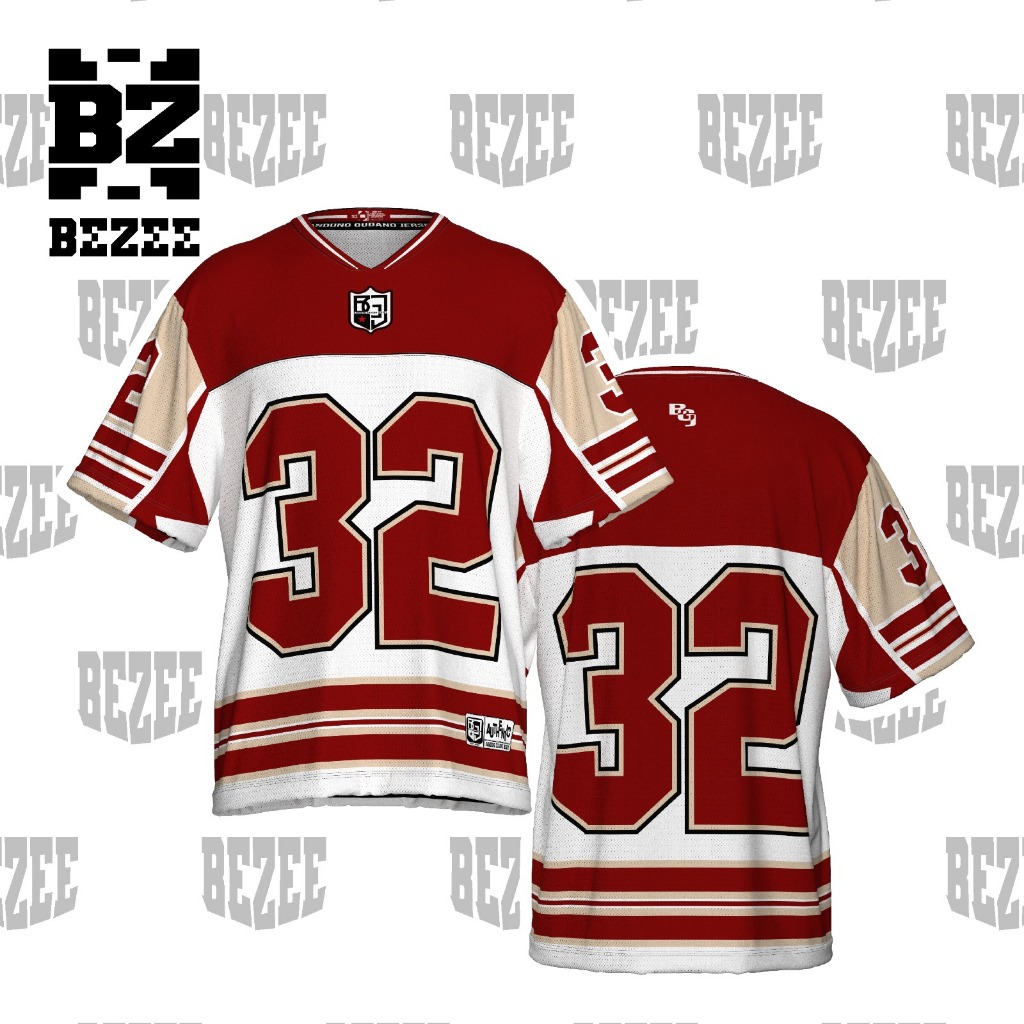Jual BEZZE Jersey Streetwear Full Printing Number Series Bahan Milano ...