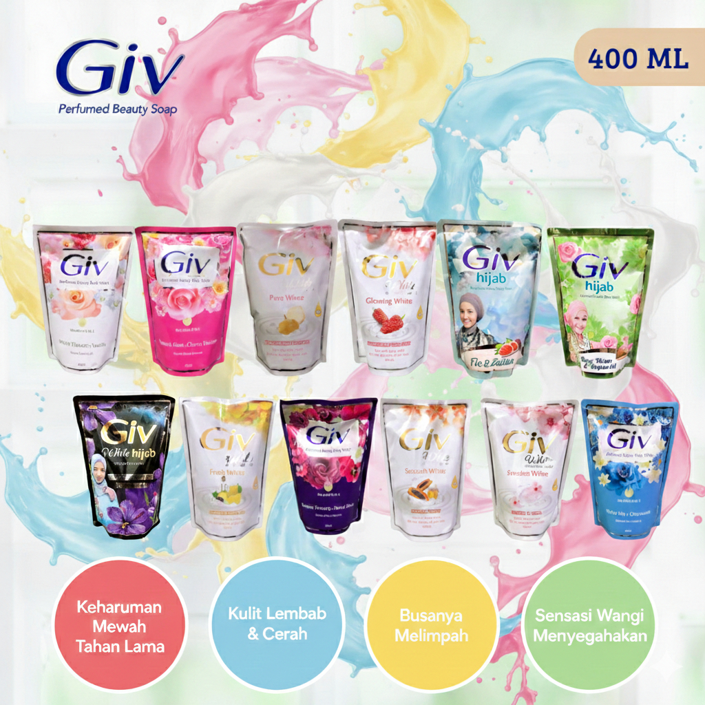 GIV Body Wash 400ml - Sabun Mandi