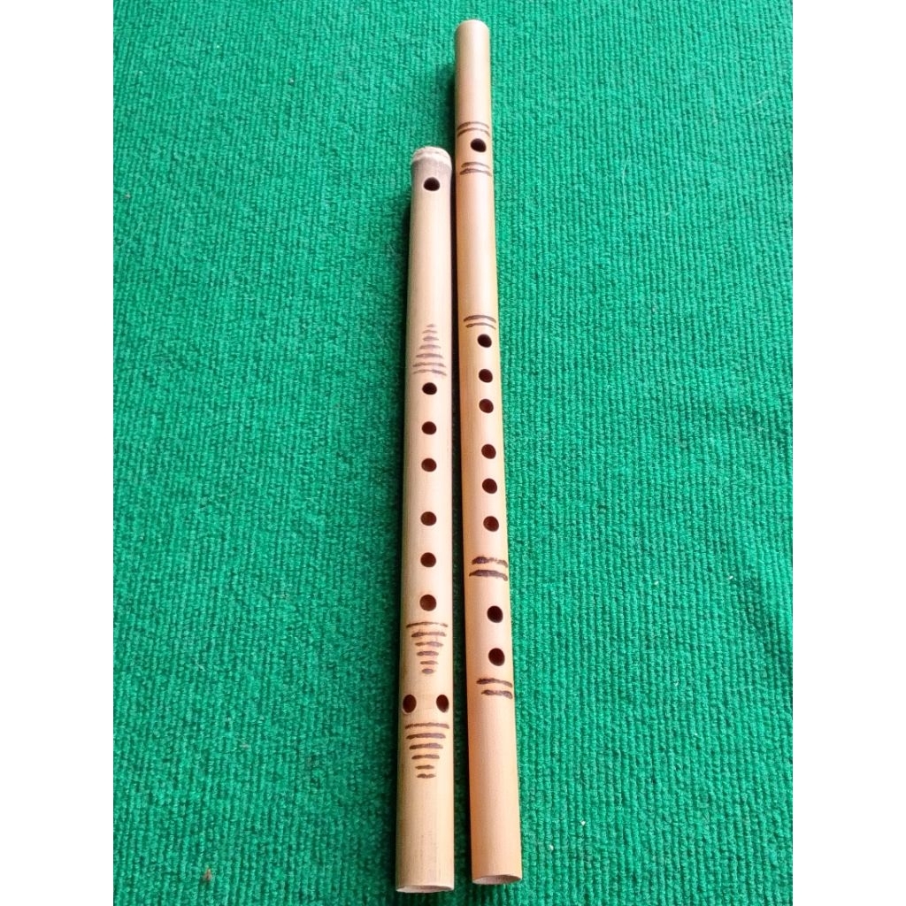 Jual Suling bambu isi 2 buah paket suling Toba dan suling dangdut corak ...
