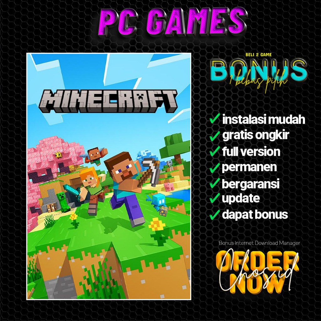 Jual Minecraft Bedrock Edition | Game Pc | Shopee Indonesia