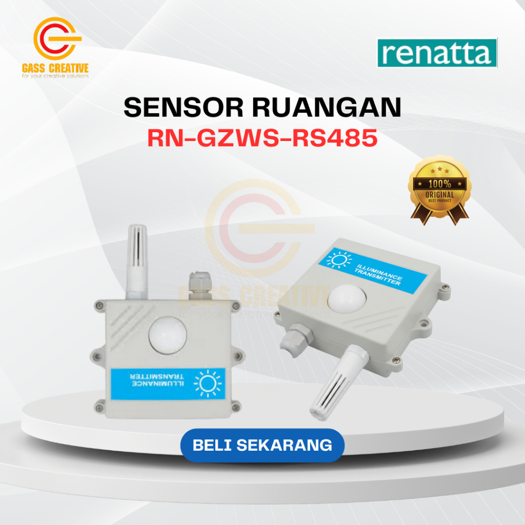 Jual Sensor Ruangan RN-GZWS-Rs485 Renatta Sensor Suhu, Kelembapan ...