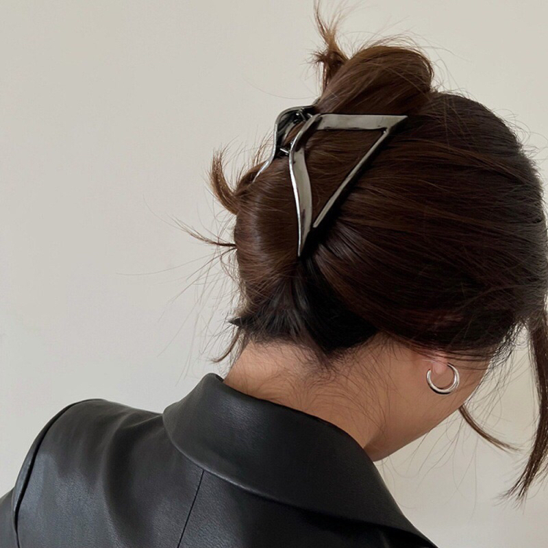 Jual Jepit Rambut Metal Besar 11CM Jedai Logam Metalik Gaya Korea Jepit ...