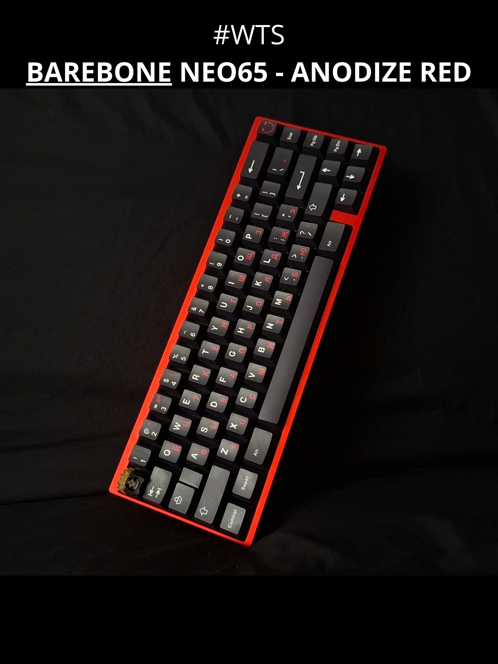Jual BAREBONE NEO65 - ANODIZED RED - TRI MODE PCB - PVD MIRROR DUSK ...