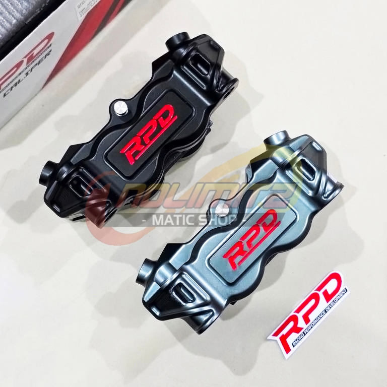 Jual Kaliper RPD Racing Monoblock Radial 4 Piston Pitch 100mm Black ...