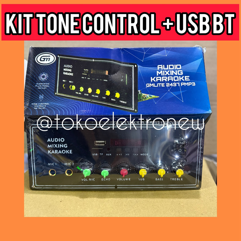 Jual kit tone control stereo + usb mp3 bluetooth | Shopee Indonesia