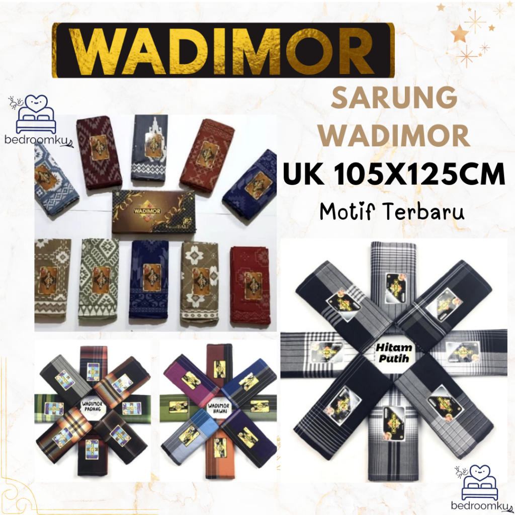 Sarung Wadimor Grosiran Motif Dewasa Pria Motif Terbaru