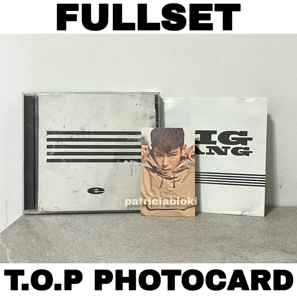 Jual Fullset BIGBANG MADE Album E Ver With T.O.P Photocard BIG