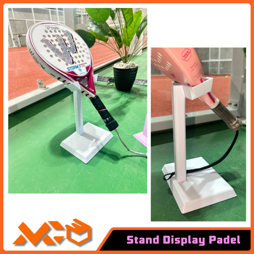 Jual Stand Display Padel Rak Meja / Display Raket Olahraga Elegan ...