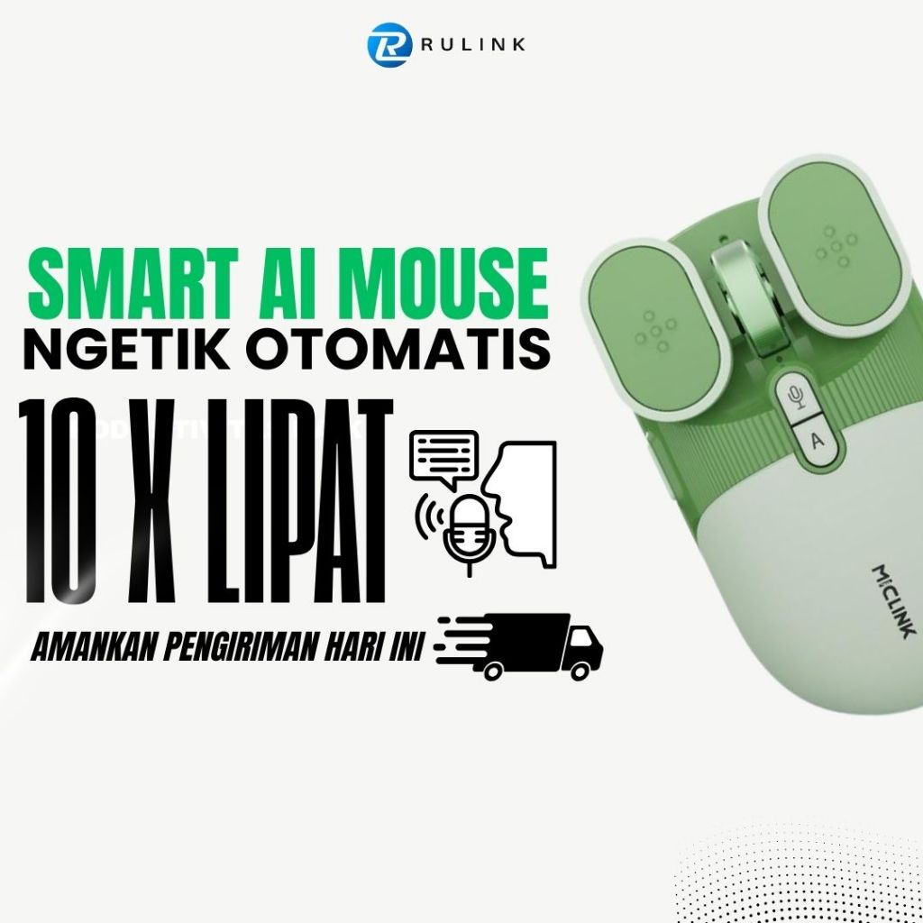 Jual Mouse AI MICLINK RULINK M7 Deepseek & AI GPT Magic Mouse Smart ...