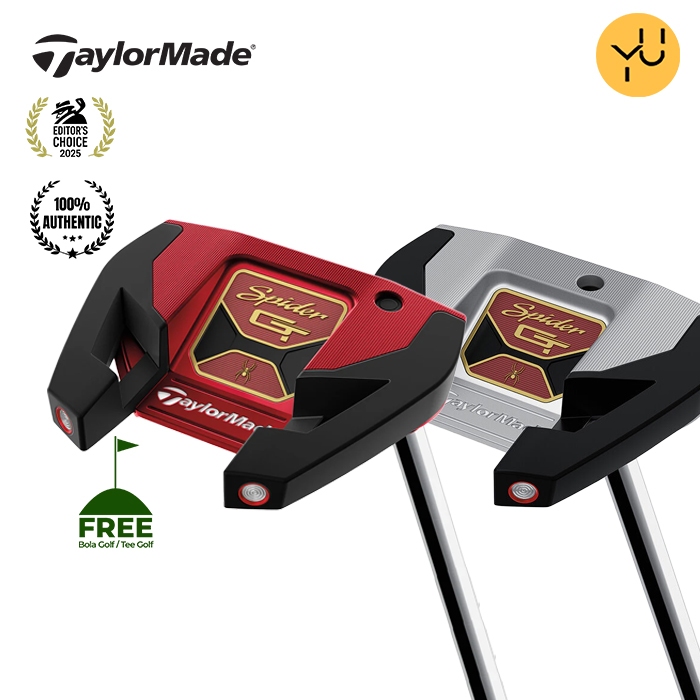 Jual TaylorMade Red Spider G Square Putter Stick Golf & Cover | Shopee ...