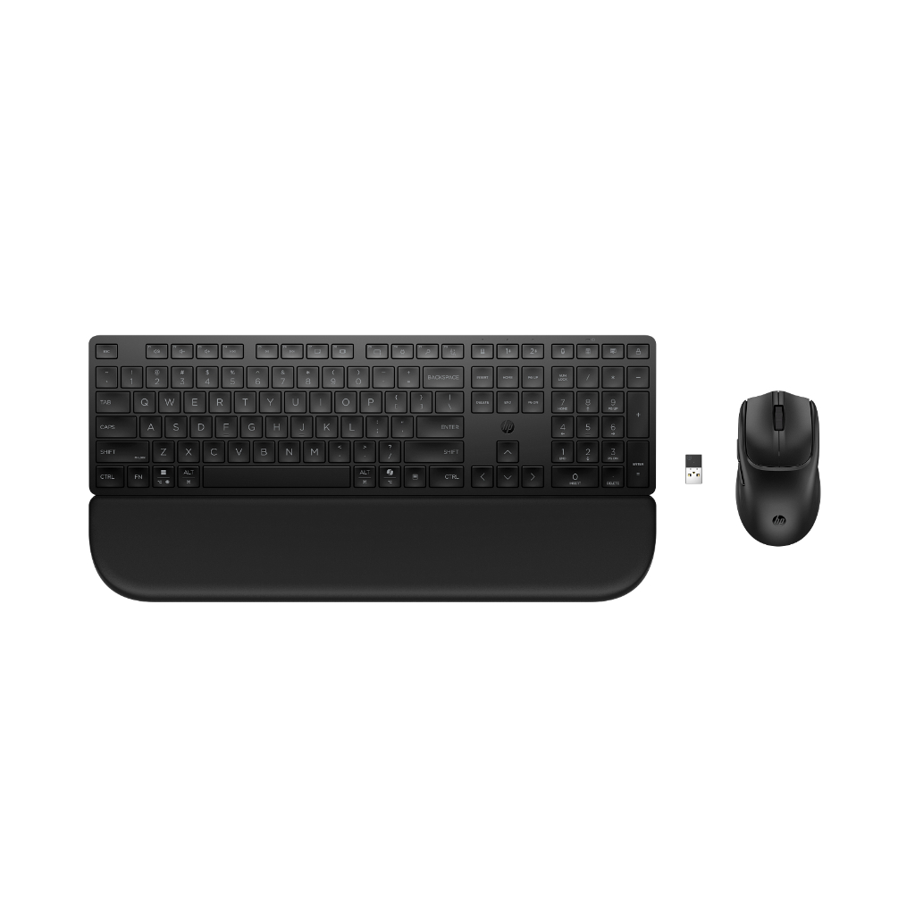 Mouse and Keyboard Combo HP Multi-Device Dual-Mode with Palm Rest 580C Black Wireless Bluetooth 4000 DPI Garansi 1 Tahun Promo Murah Gratis Ongkir Off (3)