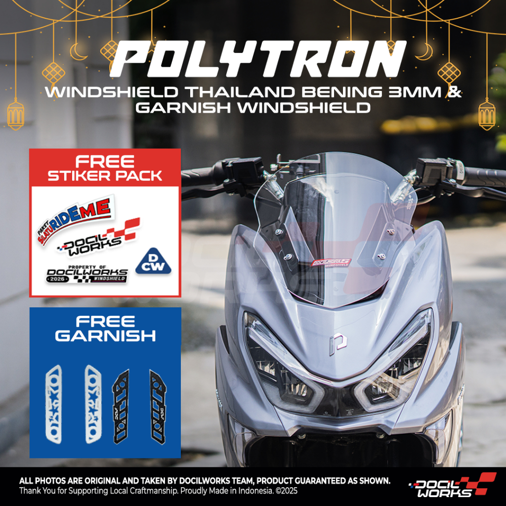 Jual Docilworks - Bundling Windshiled POLYTRON FOX-R FOX 350 + Garnish ...
