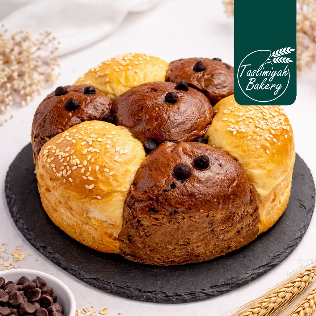 Jual TASLIMIYAH BAKERY Choco Chip Milk Bread / Roti Medium / Cemilan ...