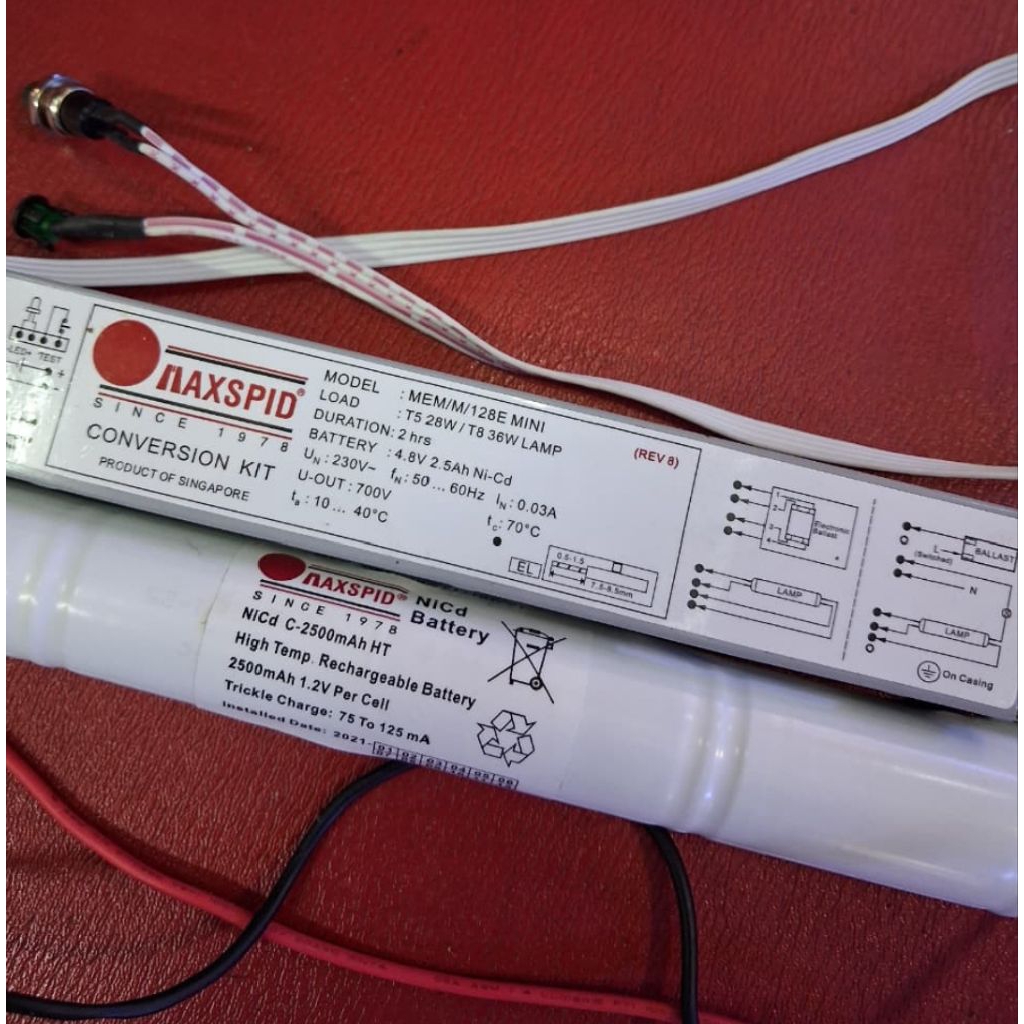 Jual Battery Emergency Maxspid lampu TL 18w T5 / T8 230v / Maxspid ...