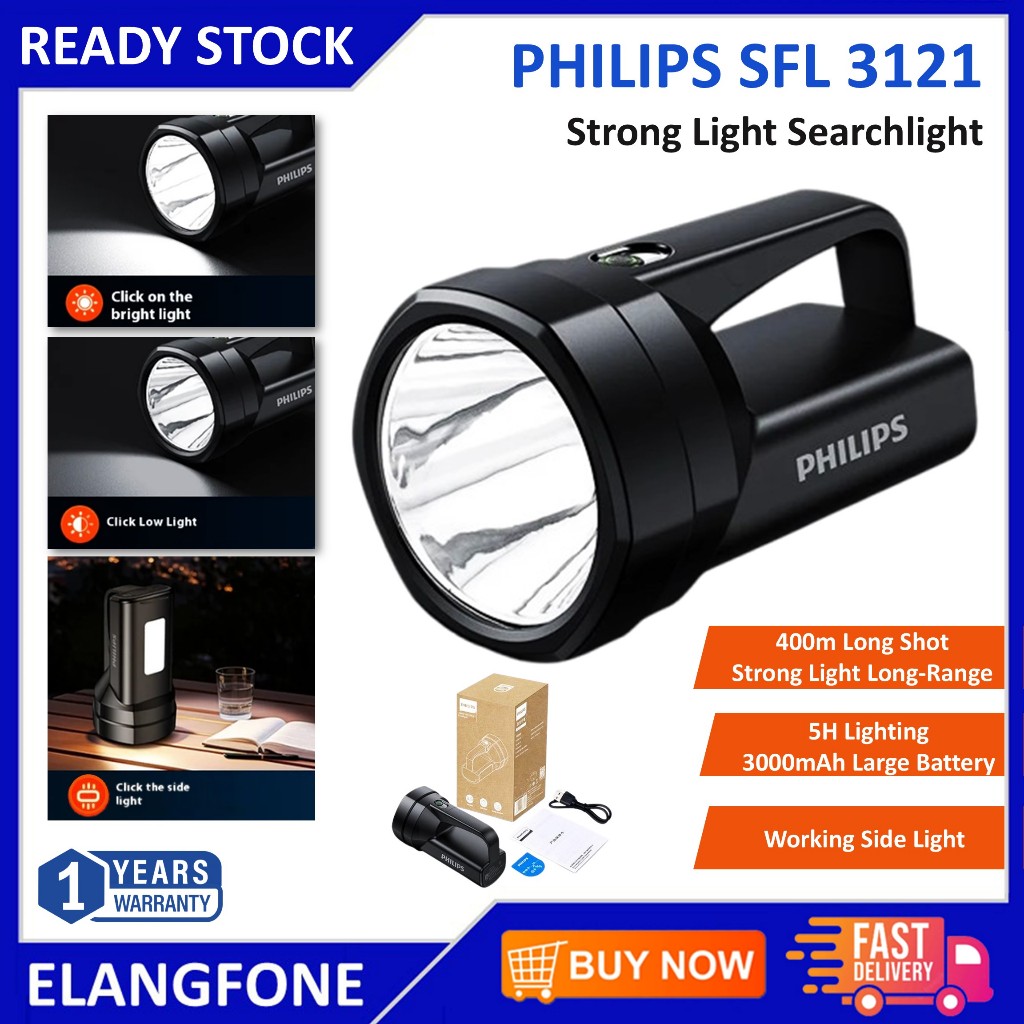 Jual Philips SFL 3121 Senter LED Multifungsi Senter Jumbo Luar Ruangan ...