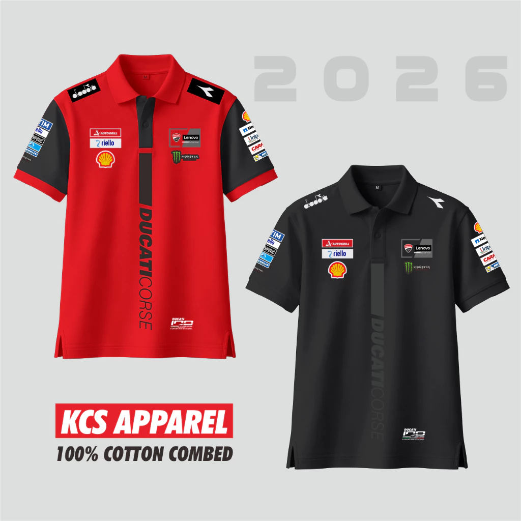 T-Shirt Ducati Lenovo MotoGP Team 2026 Marc Marquez 93 Casual Racing (Replica)