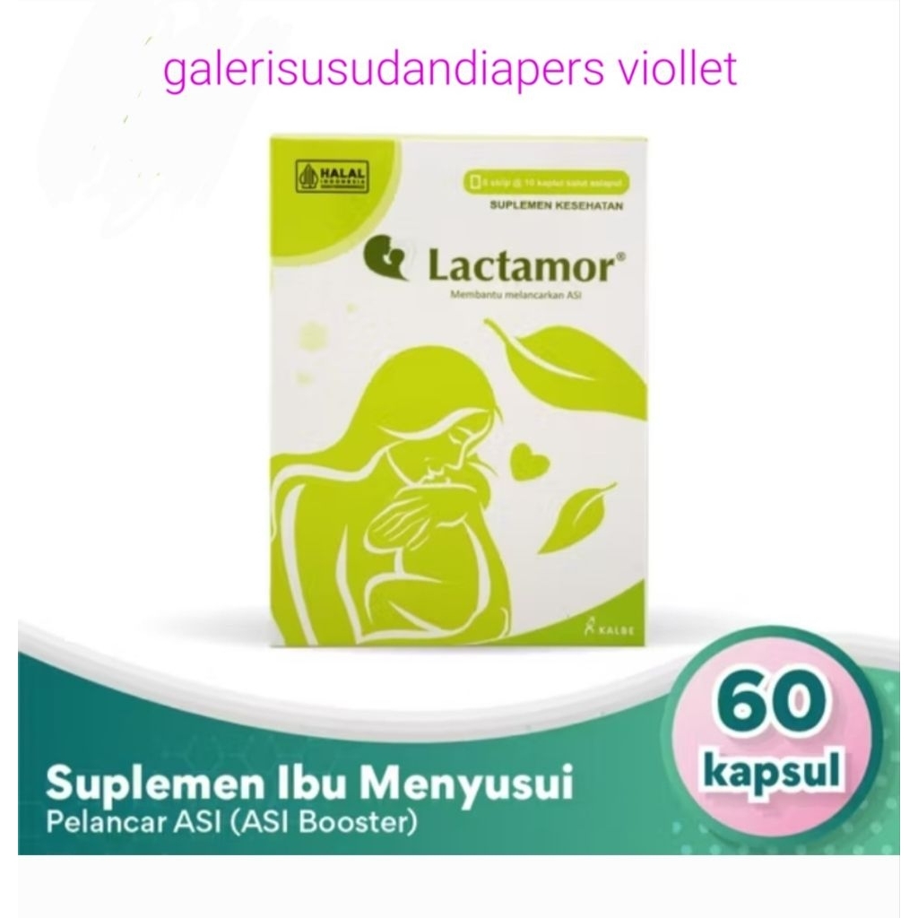 Jual Lactamor pelancar Asi 60 kaplet | Shopee Indonesia