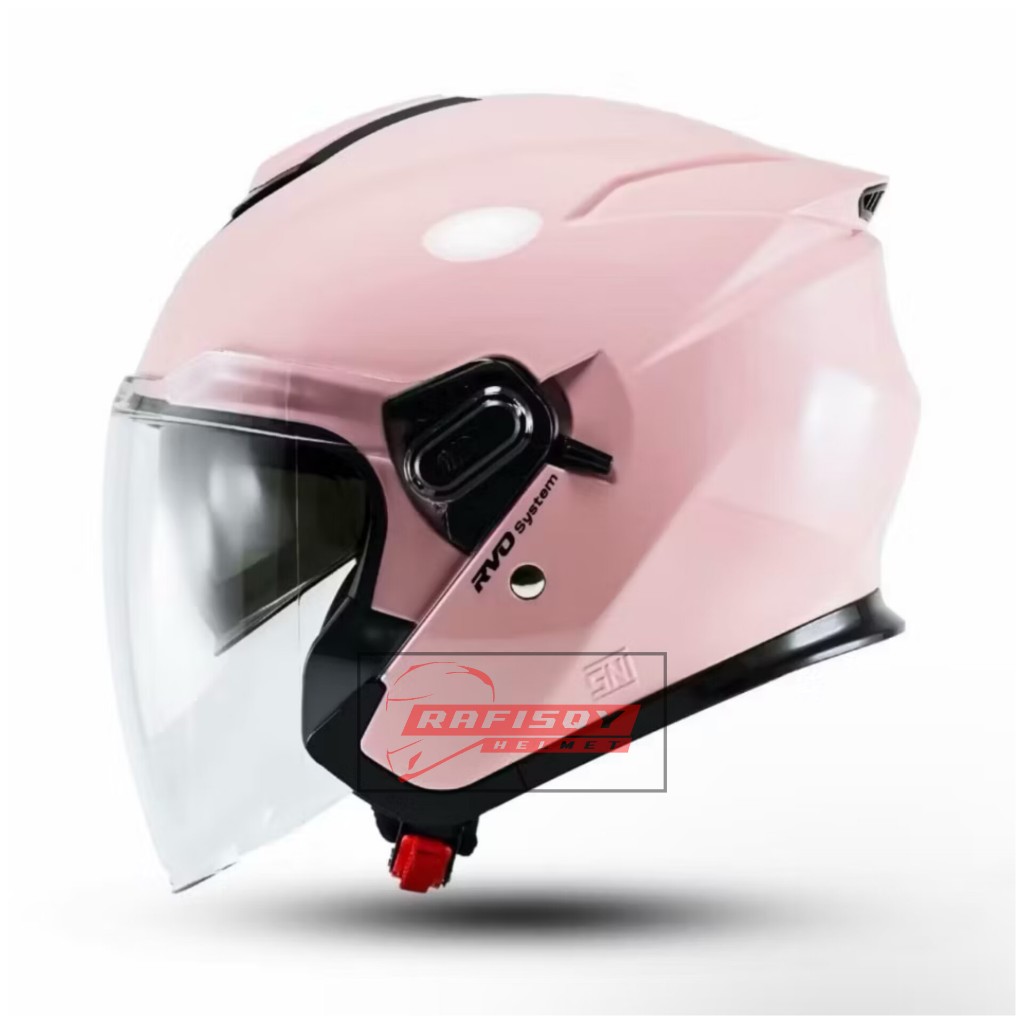 Jual Helm R-SIX REVOLT X DOUBLE VISOR pria wanita | half face helmet R ...