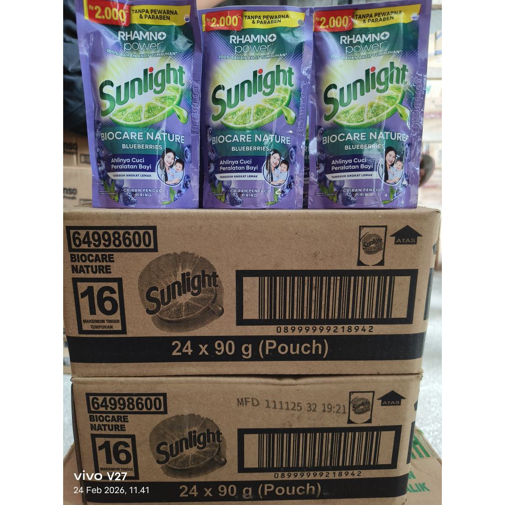 Jual SUNLIGHT 2000 BIOCARE NATURE 1 DUS ISI 24 PCS 90 gram TANPA BOX ...