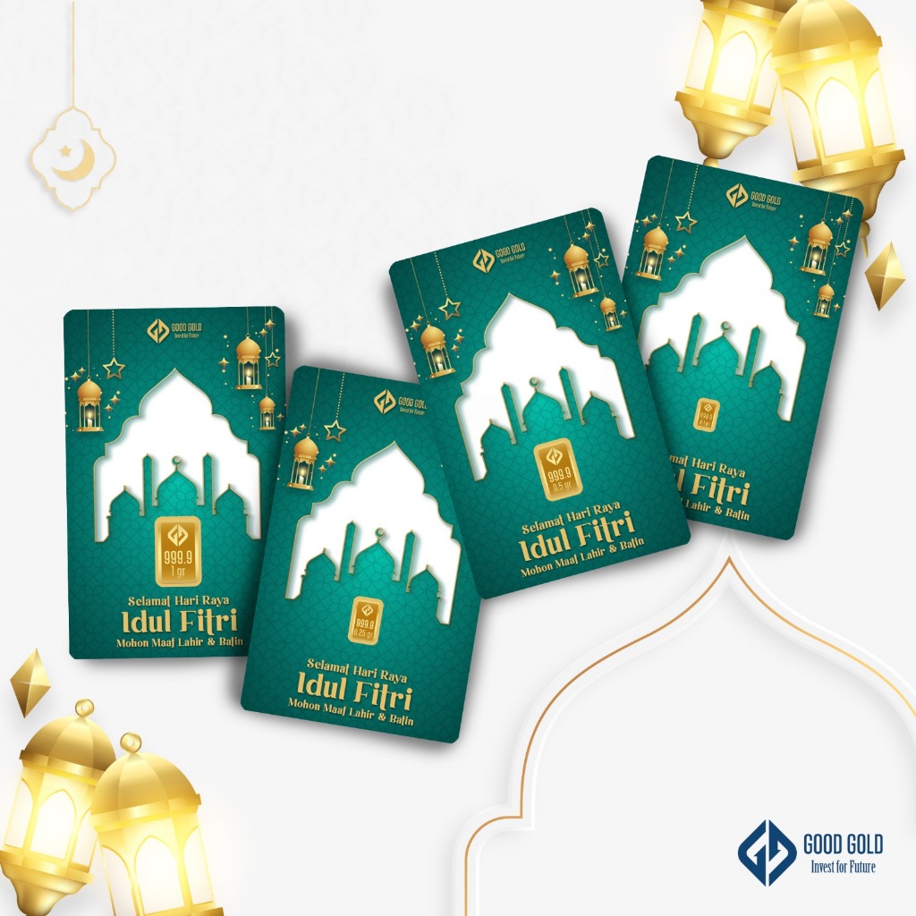 Logam Mulia Good Gold edisi Idul Fitri/ Idul Fitri Gift/ Hadiah Lebaran
