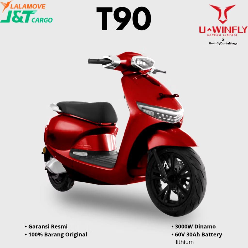Motor Listrik Uwinfly T90 Lithium 3000W -Bergaransi Resmi Uwinfly Indonesia