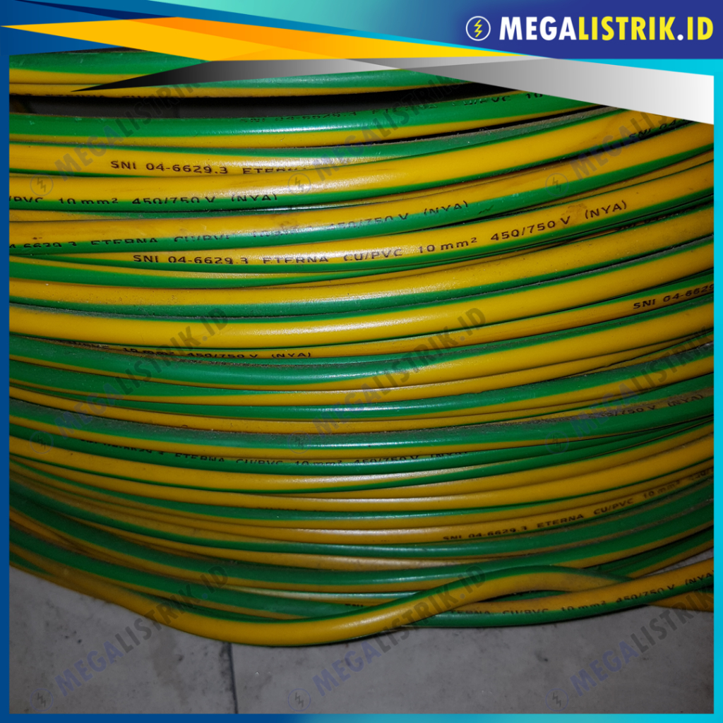 Jual ETERNA KABEL NYA 1 X 10 MM² METERAN / KABEL LISTRIK KAWAT 1 X 10MM ...