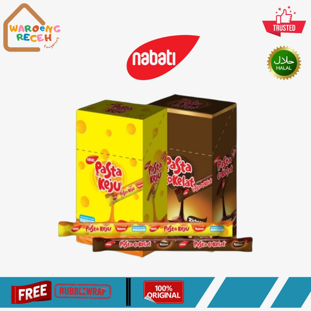 Jual Nabati Pasta 500 Richeese Keju Richoco Coklat 1 Box isi 30 Pcs @6 ...