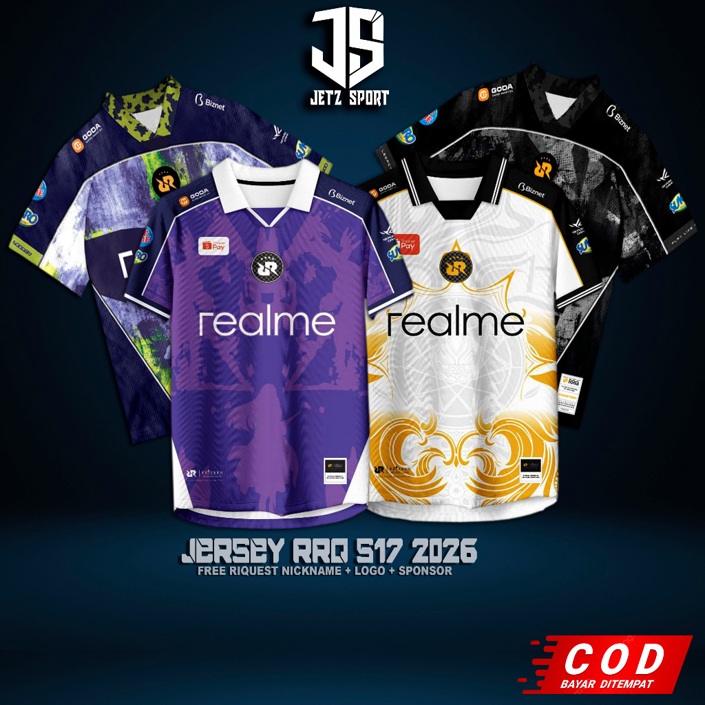 Jual Jersey Baju Kaos RRQ TERBARU 2026 MEISTER RRQ FRIEREN MPL ID ...