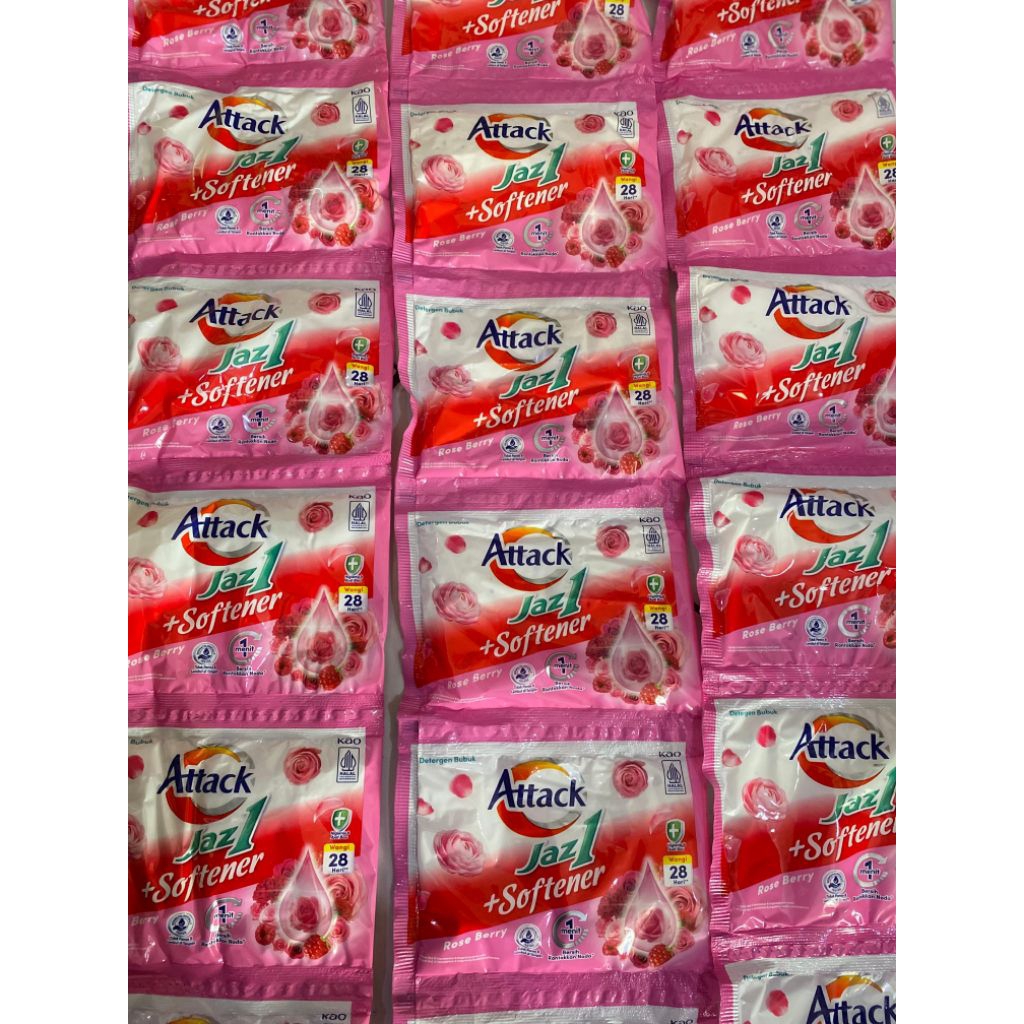 Jual Attack Jaz1 renceng isi 6 sachet berat @45gram | Shopee Indonesia