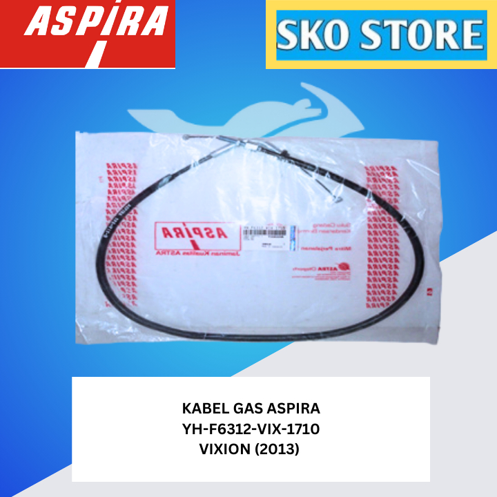 Jual KABEL GAS ASPIRA YH-F6312-VIX-1710 VIXION (2013) ORIGINAL MURAH ...