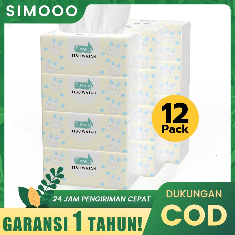 Jual Glisse Tisu Wajah 360 Lembar Tisu Wajah Halus Dan Lembut 3 Lapis ...