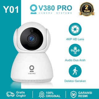 V380 Pro Y01 Smart IP Kamera CCTV indoor wifi Anti-theft PTZ 360°