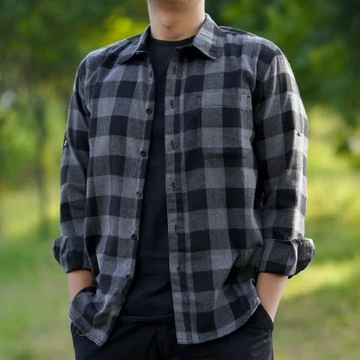 Kemeja Veterano M L Xl Xxl Xxxl 4Xl Kemeja Flanel Lengan Panjang Kemeja Flanel Premium Unisex
