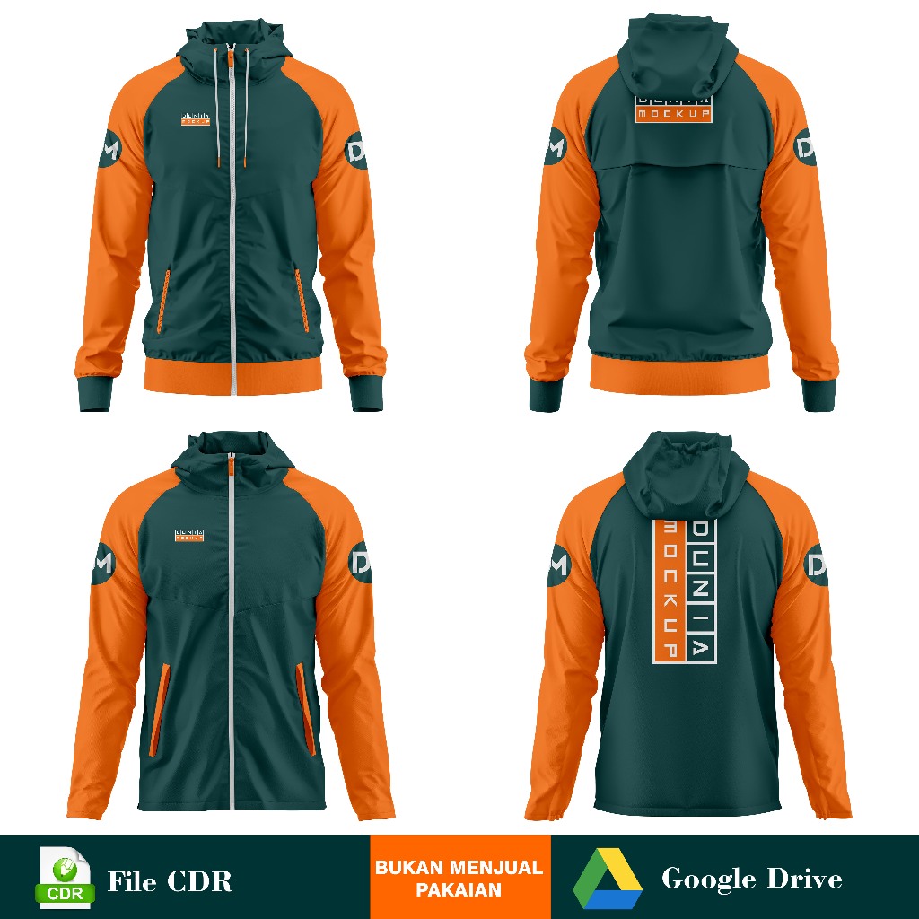 Jual Mockup Jaket Parasut - CDR | Shopee Indonesia