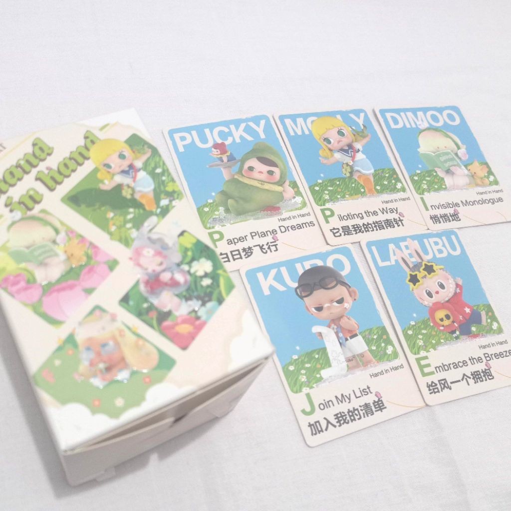 Jual POP MART Hand in Hand Series Figures : Molly Dimoo Labubu Pucky ...