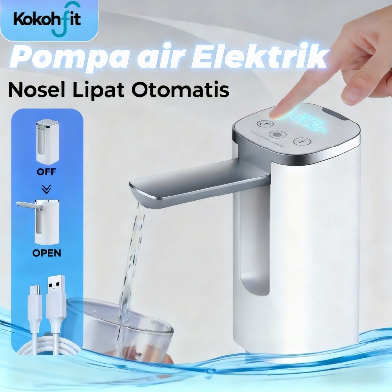 Jual Kokohfit Smart Pompa Galon Elektrik Fungsi 3 Mode - 200/600/800ml ...