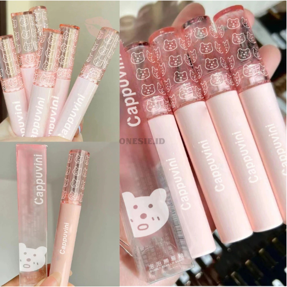 Jual LIPSTICK CAPPUVINI PINK BEAR LIP GLOSS JELLY LIP CREAM | Shopee ...