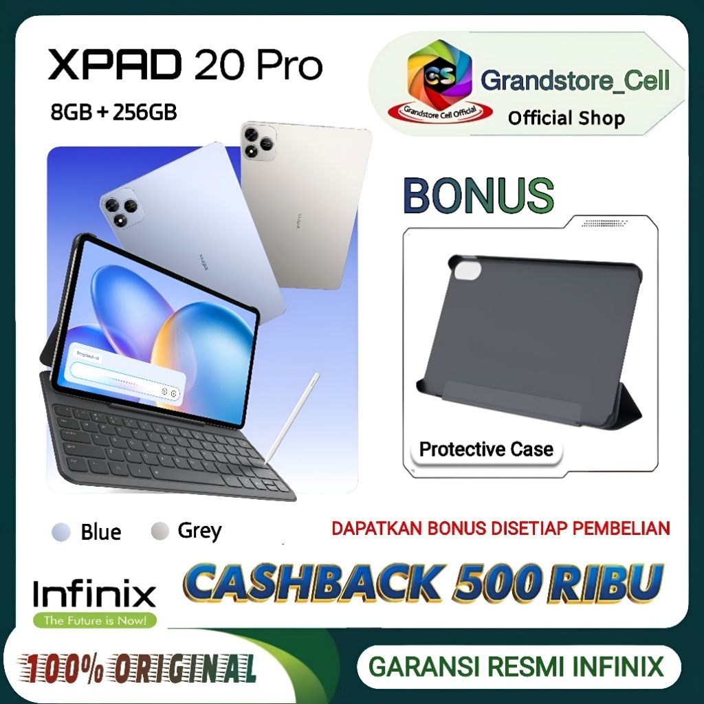 Jual INFINIX XPAD 20 Pro [8/256 GB] - 12