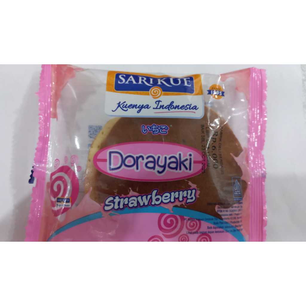Jual SARI ROTI SARI KUE DORAYAKI RASA STRAWBERRY 50GR | Shopee Indonesia