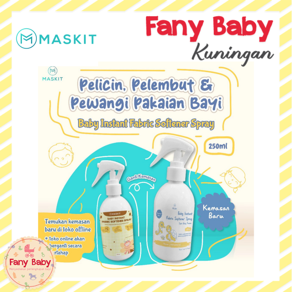 Jual MASKIT SOFTENER FABRIC SPRAY 250ML | Shopee Indonesia