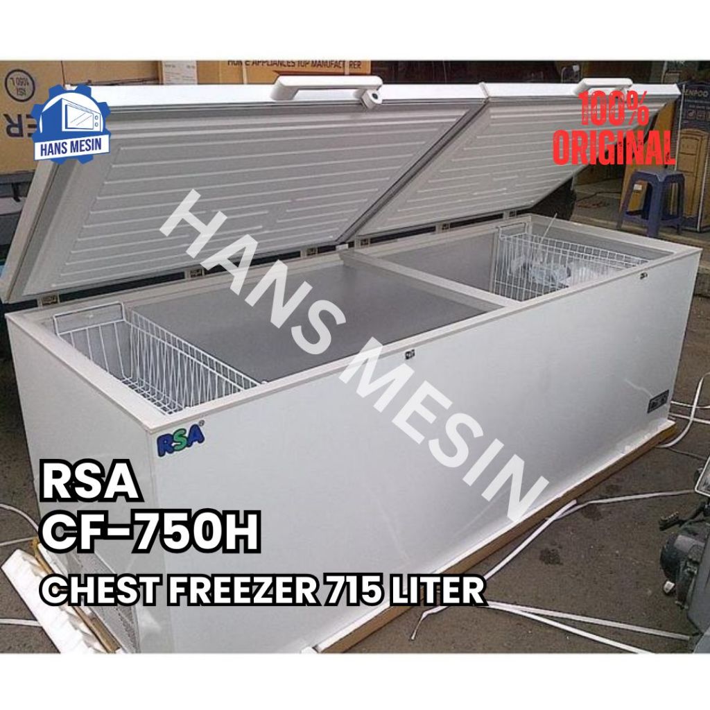 Jual RSA CHEST FREEZER CF750H / CF-750-H / CF 750 / 688 LITER | Shopee ...