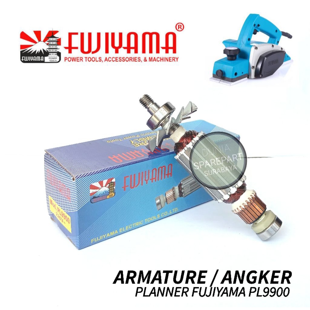 Jual Sparepart Armature Planer Fujiyama PL9900 / Angker Dinamo Serut ...