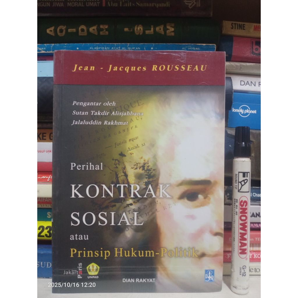Jual Buku Sospol: Kontrak Sosial oleh Jean - Jacques Rousseau | Shopee ...