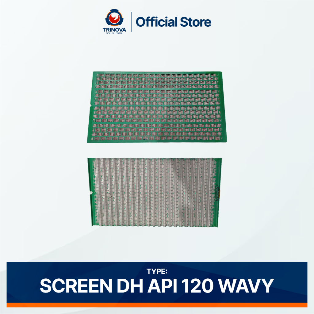 Jual Shaker Screen 1070*570 MM* API 120 Wavy Type | Shengjia | Shopee ...