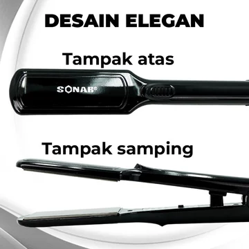 Sonar SN 852 Catokan Pelurus Rambut Ceramic Protector Fashionable New Upgrade